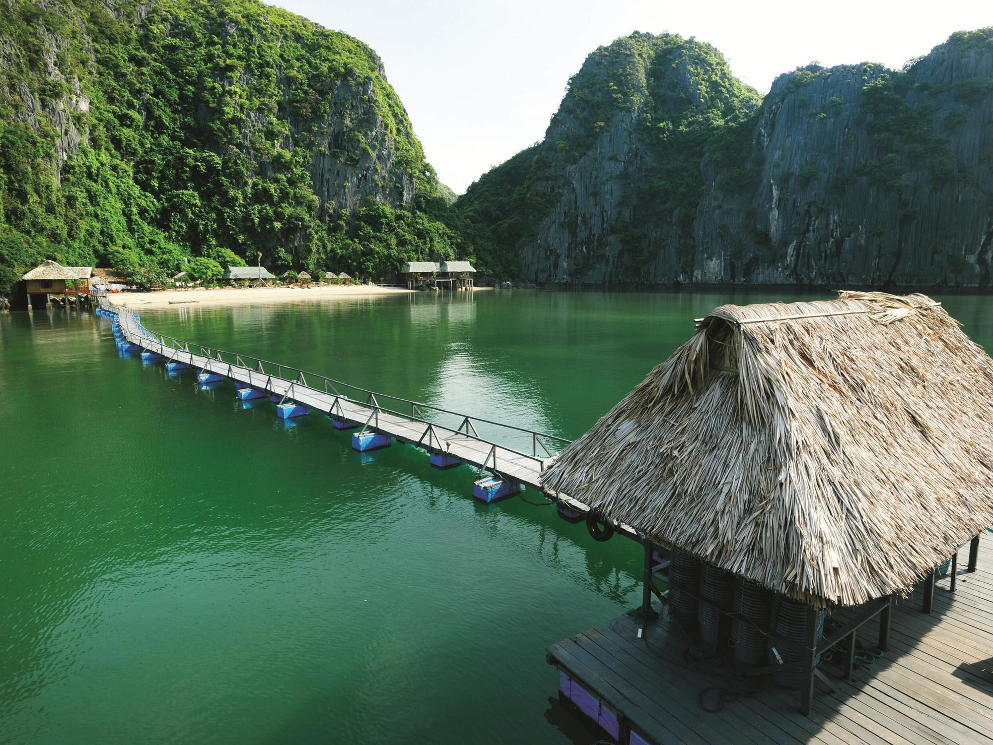 Cat Ba Sandy Beach Resort Dong Khe Sau المظهر الخارجي الصورة