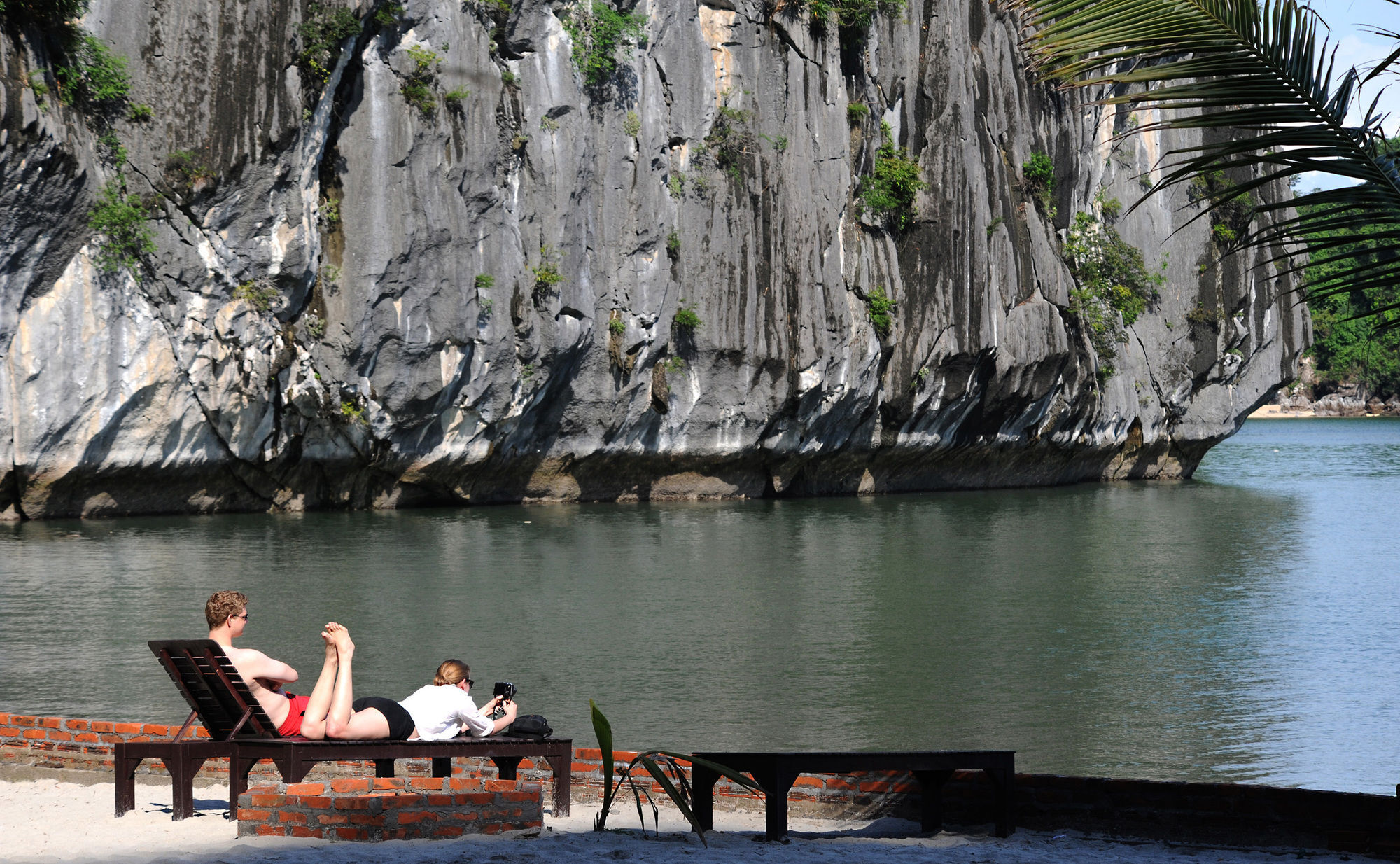 Cat Ba Sandy Beach Resort Dong Khe Sau المظهر الخارجي الصورة