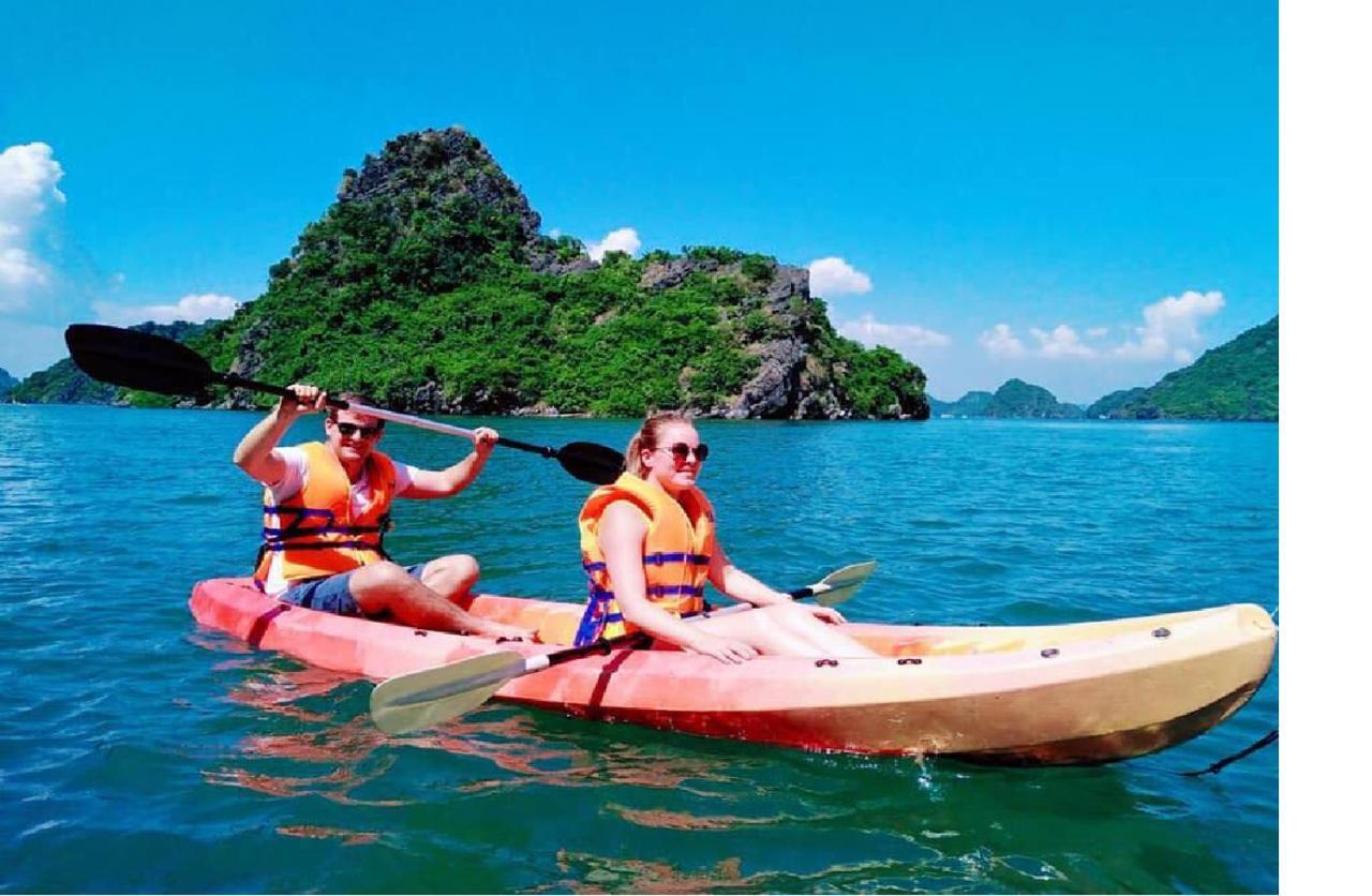 Cat Ba Sandy Beach Resort Dong Khe Sau المظهر الخارجي الصورة